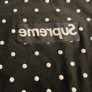 Comme des Garcons Supreme backwards logo T-shirt